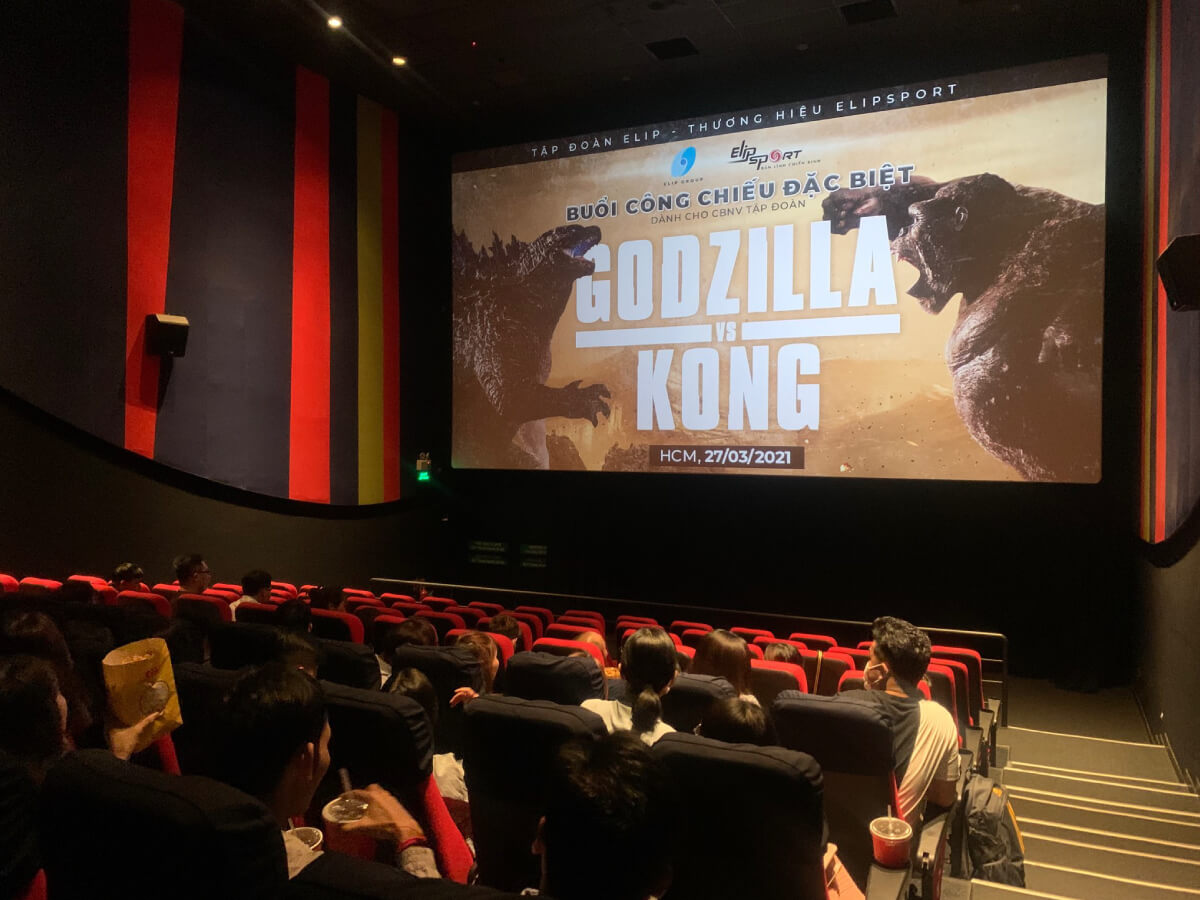 Elipsport tổ chức buổi xem phim bom tấn Gozilla vs Kong