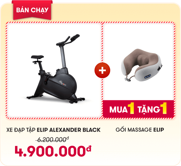 Xe đạp tập ELIP Alexander Black