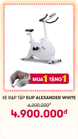 Xe đạp tập ELIP Alexander White