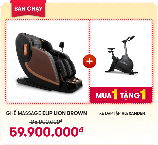 Ghế Massage Lion Brown