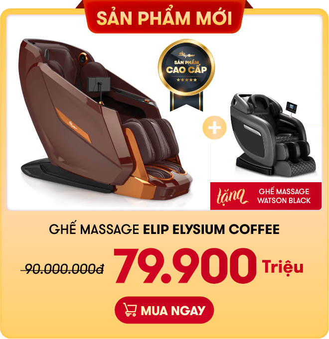 Ghế Massage ELIP Elysium - Coffee
