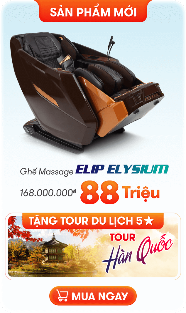 Ghế Massage ELIP Elysium - Coffee