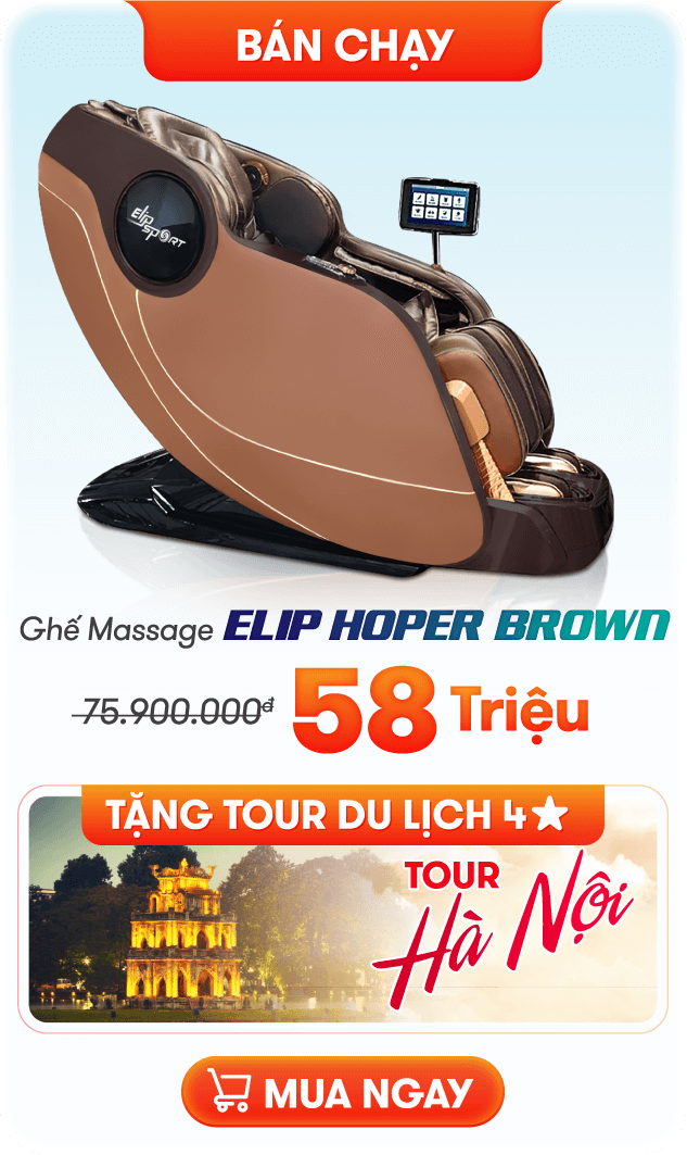 Ghế Massage ELIP Hoper Brown