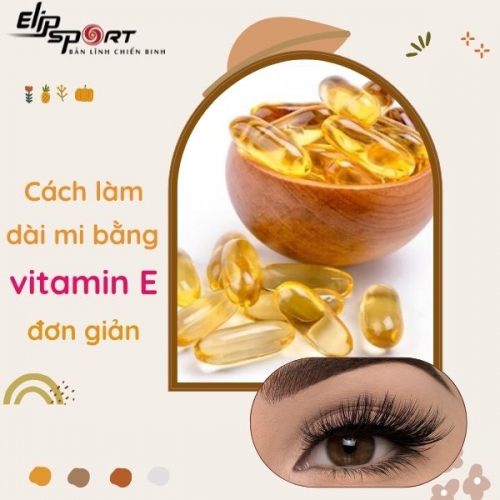 Vaseline trộn với vitamin E