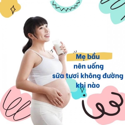 Giải đáp: Mẹ bầu nên uống sữa tươi không đường khi nào?