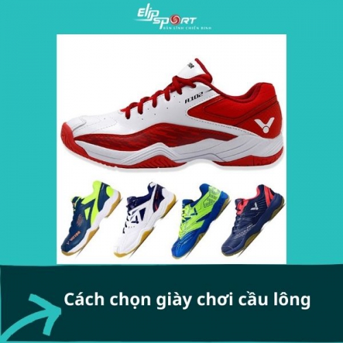 Cách chọn giày chơi cầu lông cho mọi đối tượng