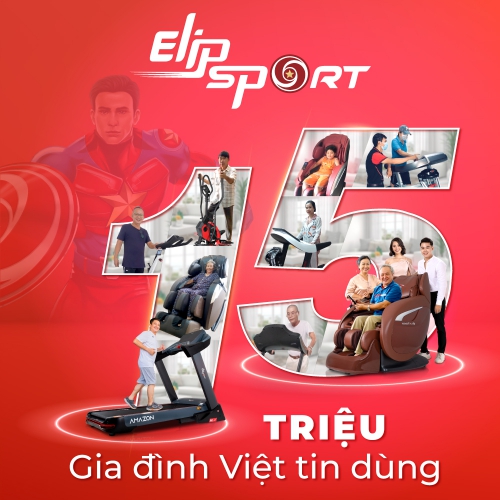 Elipsport: Thương hiệu 15 năm uy tín, 15 triệu người Việt tin dùng