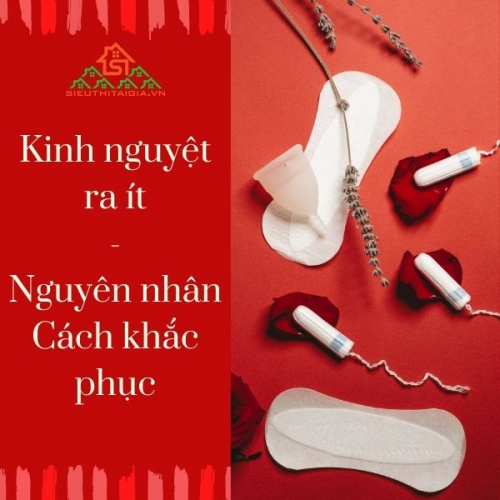 Kinh nguyệt ra ít do nguyên nhân gì? Khắc phục như thế nào?