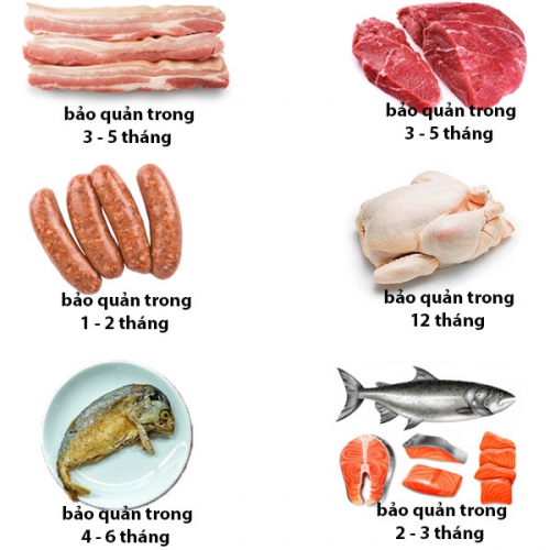 Thịt cá để ngăn đá được bao lâu giữ được chất lượng tốt nhất?