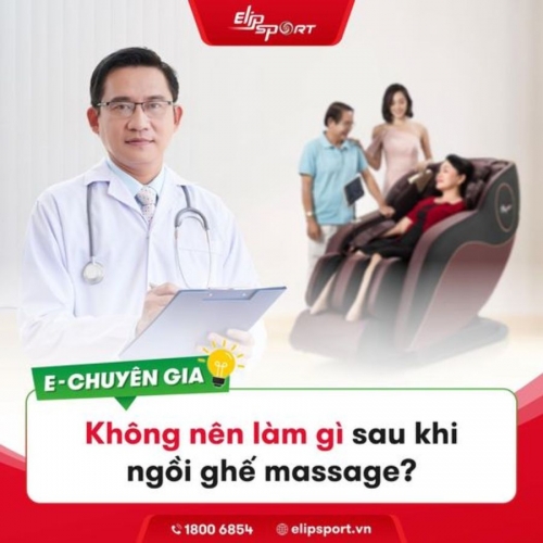 Không Nên Làm Gì Sau Khi Ngồi Ghế Massage