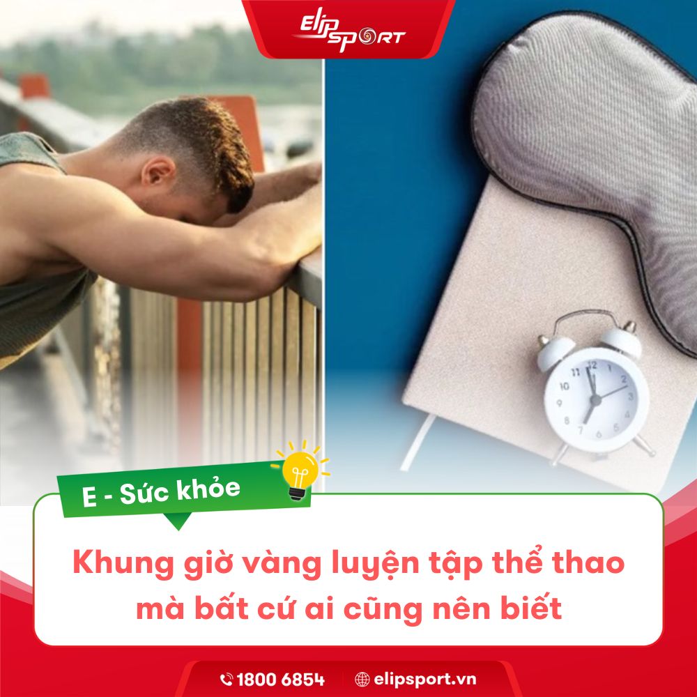 Khung giờ vàng nên luyện tập thể thao mà bất cứ ai cũng nên biết