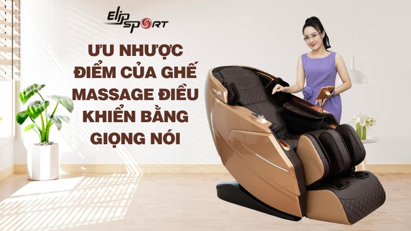 Ưu điểm và nhược điểm của ghế massage điều khiển bằng giọng nói