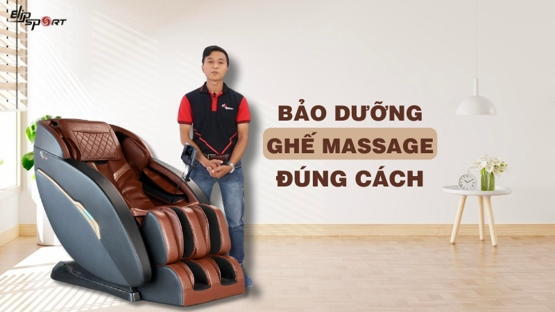 Bảo dưỡng ghế massage tại nhà như thế nào cho đúng?