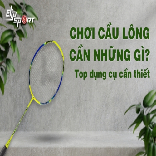 Chơi cầu lông cần những gì? Top dụng cụ cần thiết nhất