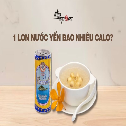 1 lon nước yến bao nhiêu calo? Uống nước yến nhiều có mập không?