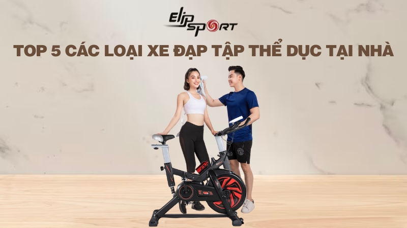 TOP 5 các loại xe đạp tập thể dục tại nhà nên mua nhất hiện nay