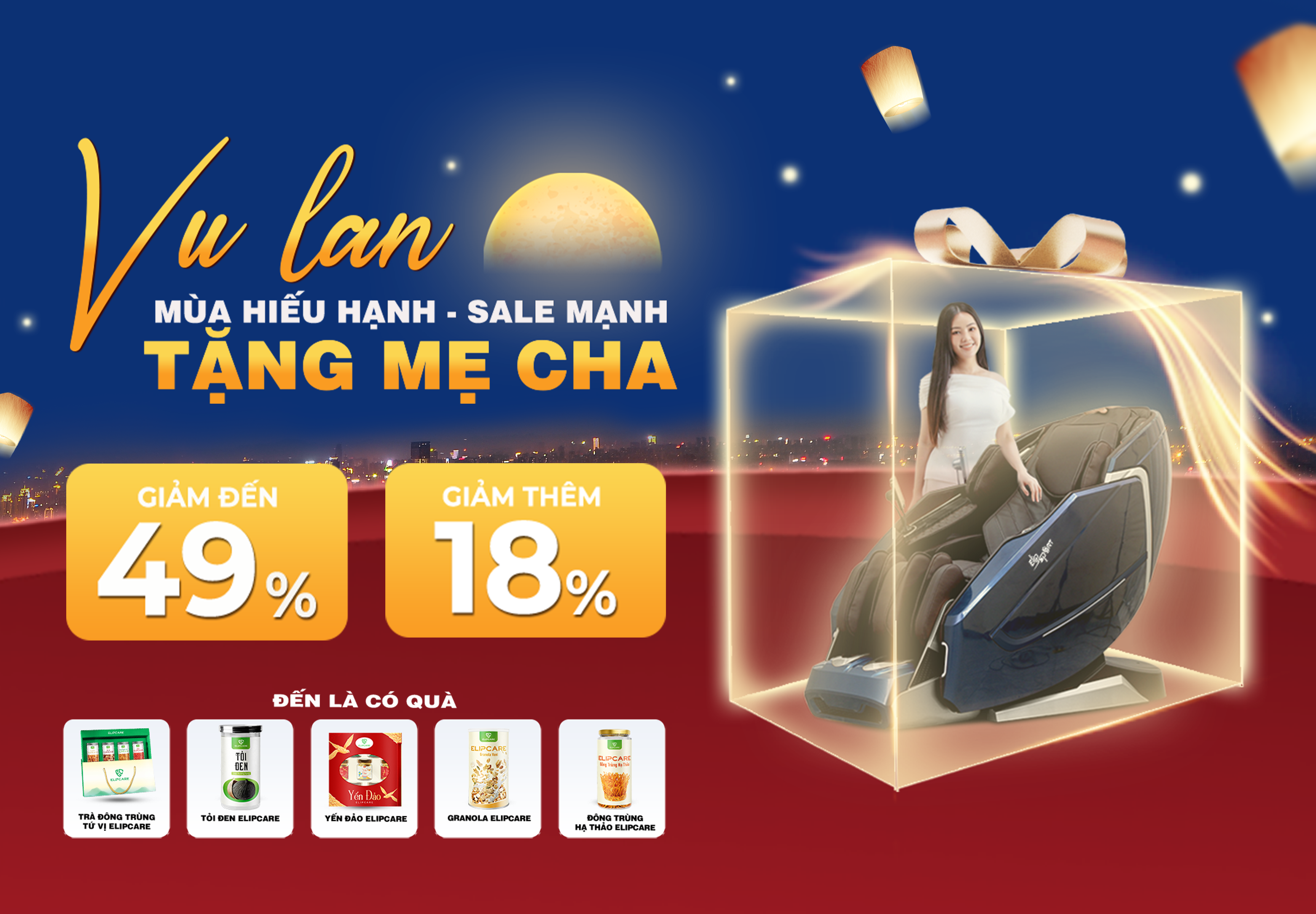 VU LAN MÙA HIẾU HẠNH - SALE MẠNH TẶNG MẸ CHA