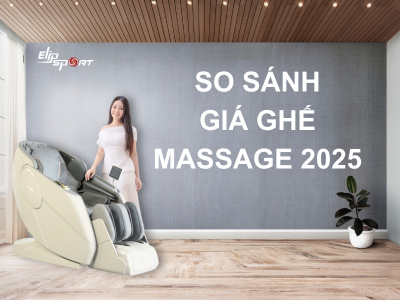 So sánh giá ghế massage các hãng 2025 - đâu là lựa chọn phù hợp