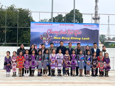 Hình ảnh mô tả Elipsport đồng hành lan tỏa yêu thương trong chương trình thiện nguyện “Mùa Đông Không Lạnh” tại Pà Vầy Sủ