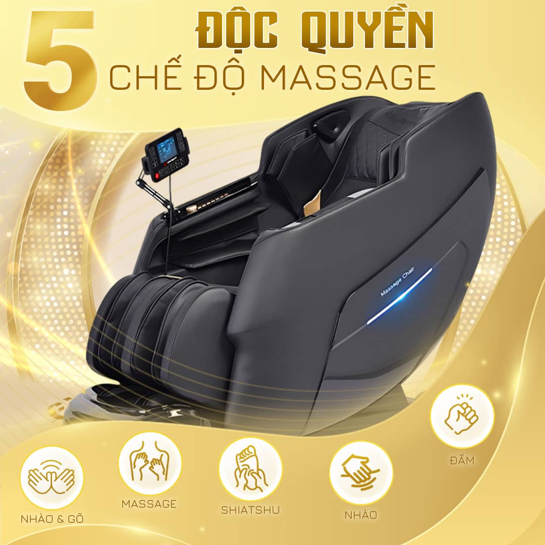 Chế độ massage không trọng lực