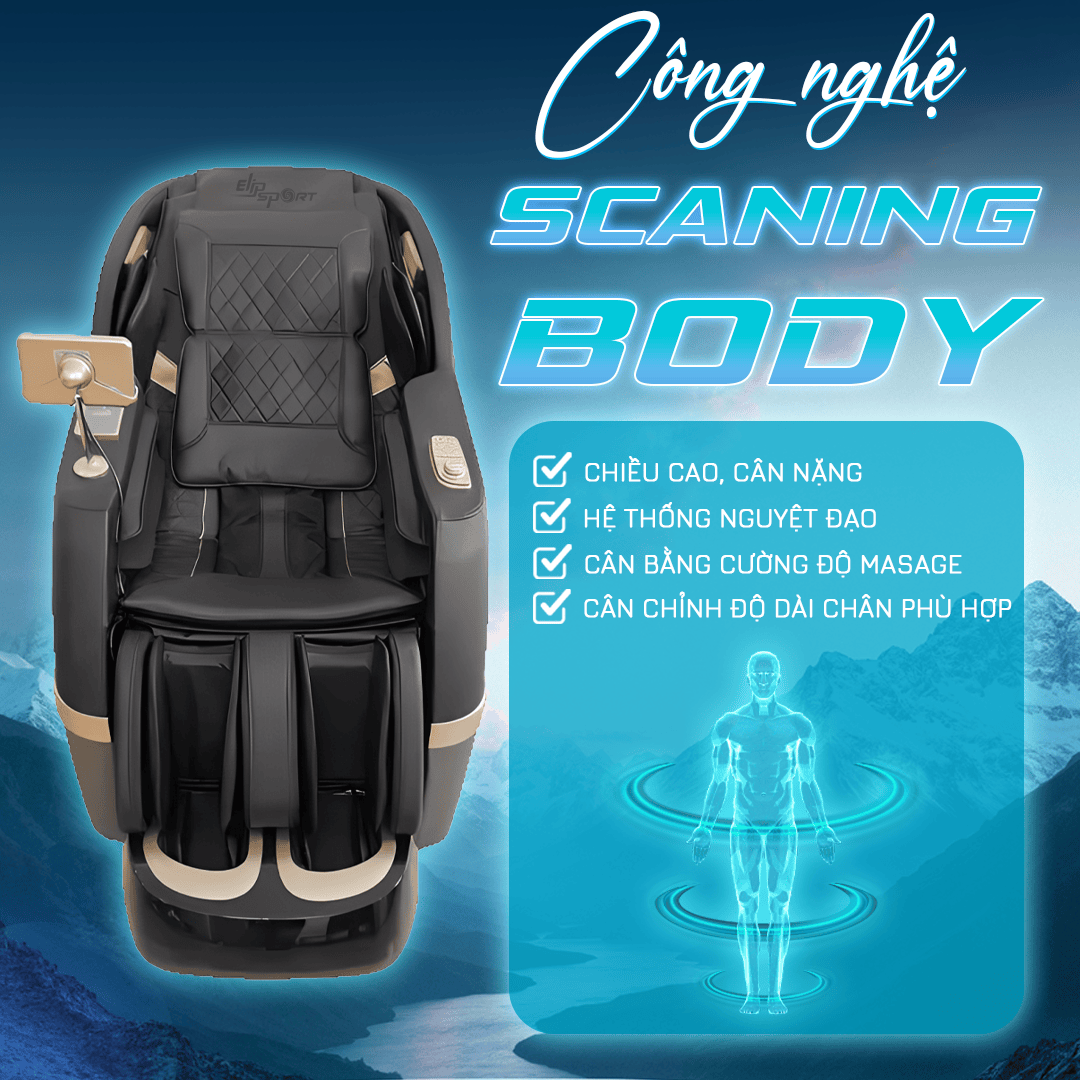 Công nghệ Scanning Body thông minh