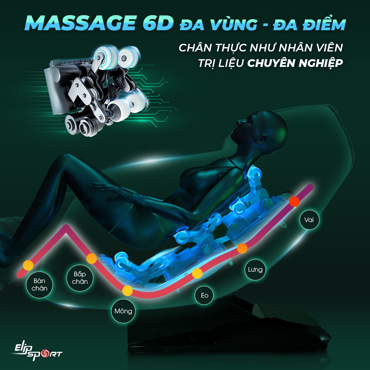 ghế massage cho người cao tuổi