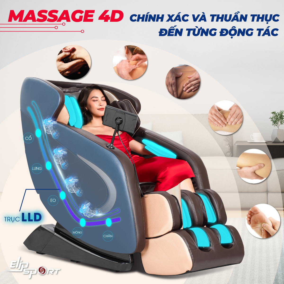 ghế massage Elip Royal