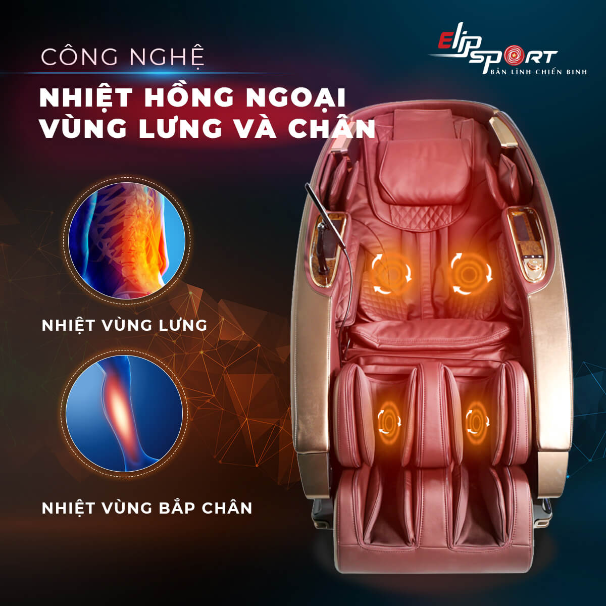 Ghế massage Elip Ares