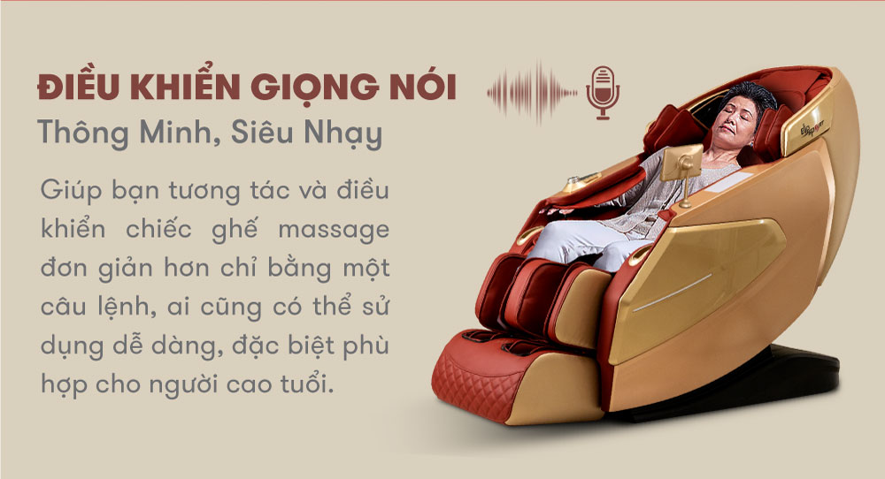 ghế massage elip olas plus cảm ứng