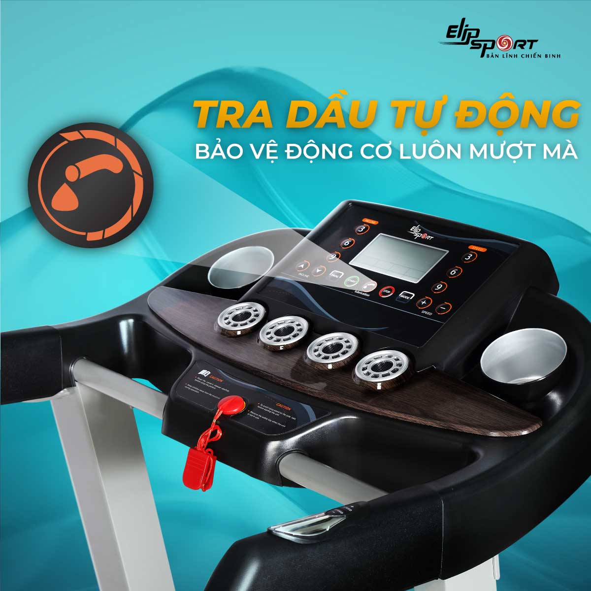 Máy chạy bộ đơn năng ELIP Conal
