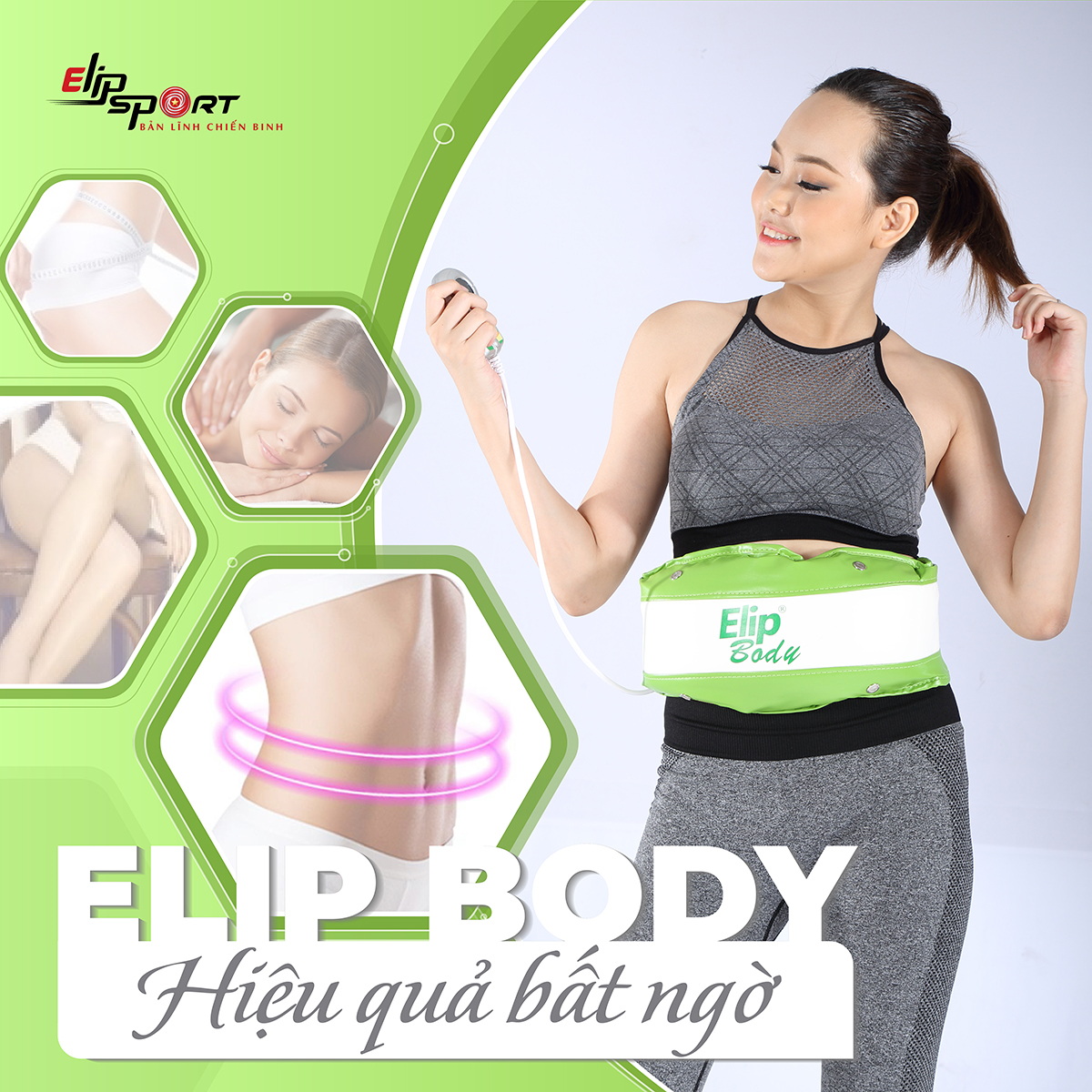 Đai massage bụng Elip Body-BH-6T