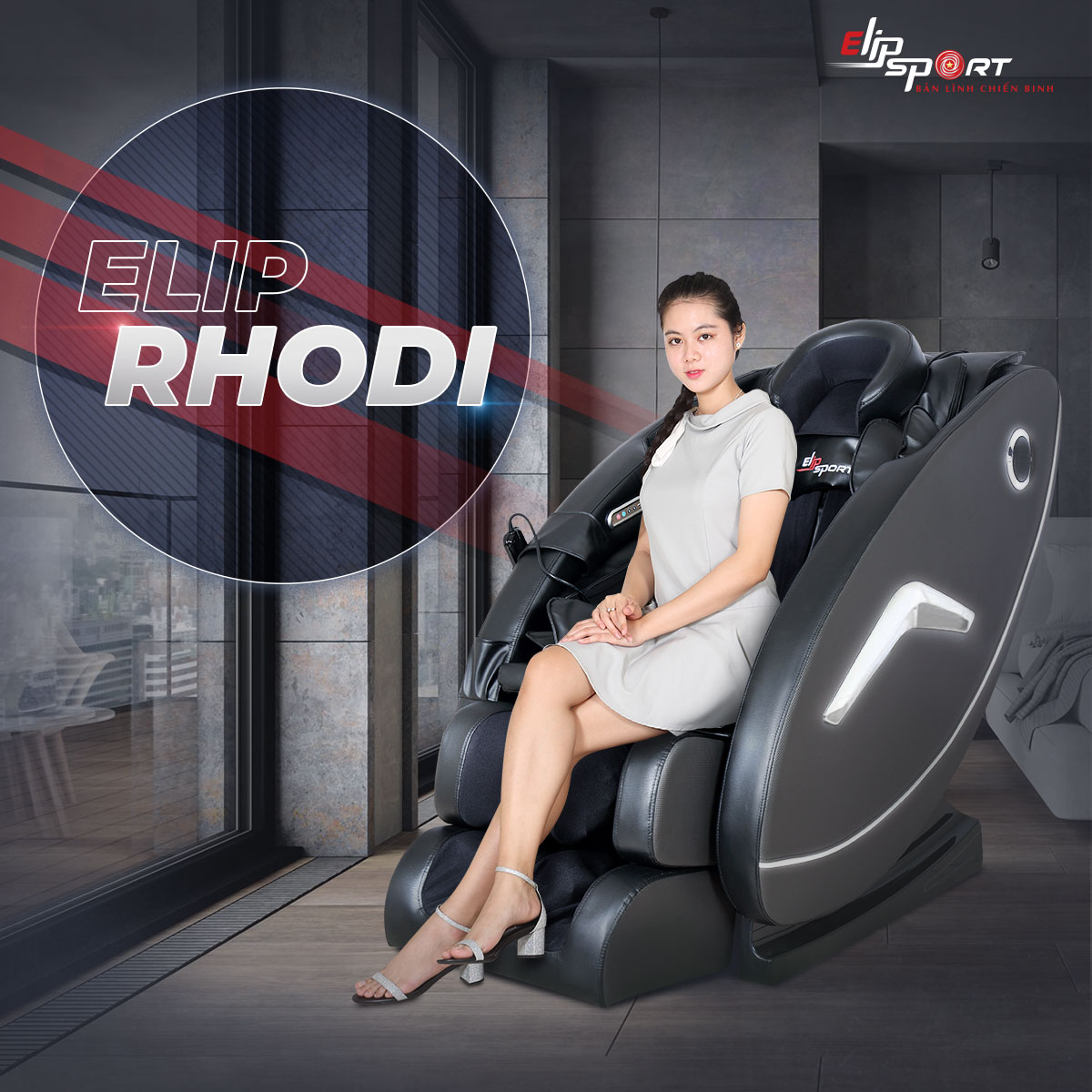 Ghế massage Elip Rhodi