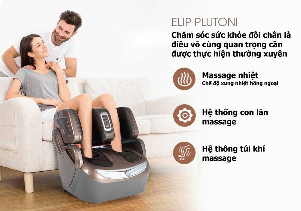 Máy massage chân ELIP Plutoni