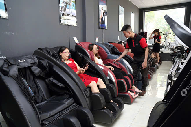 Trải nghiệm ghế massage