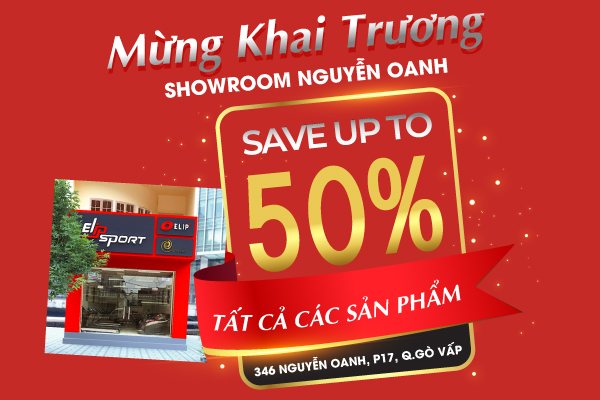 Tưng bừng khai trương chi nhánh mới với nhiều chính sách quà tặng, ưu đãi cực lớn tại Elipsport