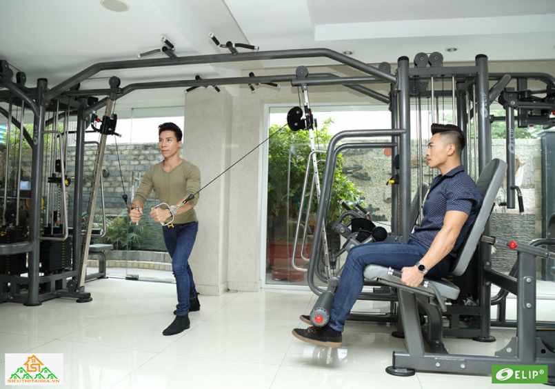 Quốc Cơ – Quốc Nghiệp set up phòng gym tại gia